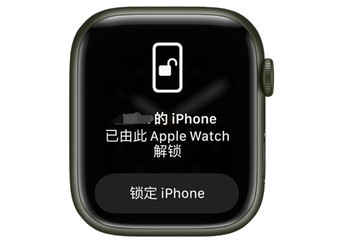 团风苹果手机维修分享用 AppleWatch 解锁配备面容 ID 的 iPhone方法 