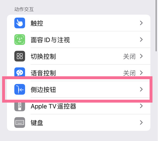 团风苹果14维修店分享iPhone14 Plus侧键双击下载功能关闭方法 