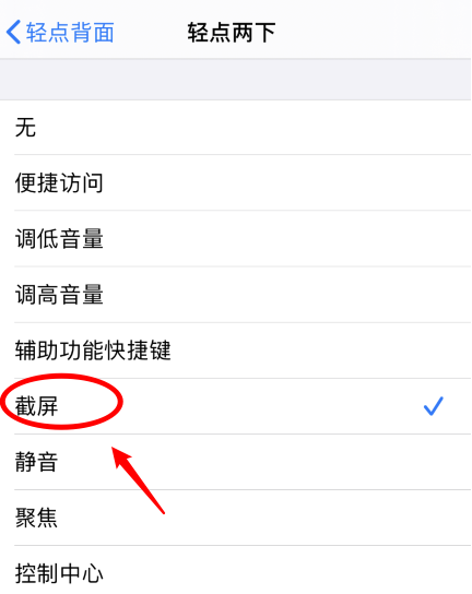 团风苹果手机维修分享iPhone12如何启用双击截屏 